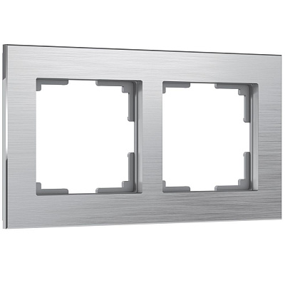 Рамка на 2 поста Werkel Aluminium W0021706 алюминий a050957