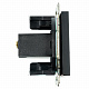 Розетка USB 2-местная (механизм), STEKKER Катрин GLS10-7115-05, 250B, 2,1А, черный