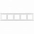 Рамка на 5 постов горизонтальная белая Legrand Valena Classic 774455