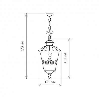 Уличный светильник Elektrostandard Diadema H a028004