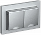 Розетка двойная с крышкой IEK Brite РСбш12-3-44-БрА алюминий BR-R26-16-44-K47-F