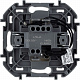 Переключатель одноклавишный с подсветкой бежевый Legrand Inspiria 673661