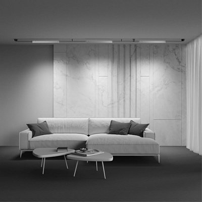 Трековый светодиодный светильник Maytoni Points TR128B-24W4K-M-W