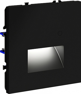 Подсветка светодиодная встраиваемая с датчиком движения VOLTUM S70 VLS070708, черный матовый