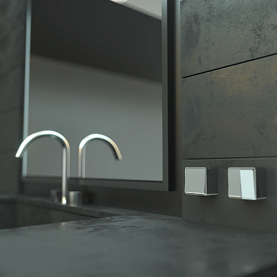 Выключатель одноклавишный влагозащищенный Werkel Gallant серебряные a052767