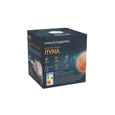 Настольная лампа Gauss 3D Луна c увлажнителем воздуха LED NN004
