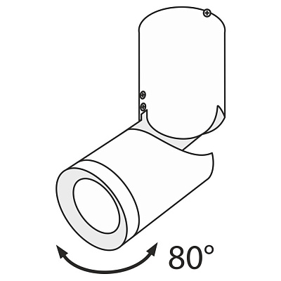 Светодиодный спот Maytoni Tube C019CW-01B