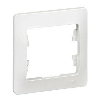 Рамка на 1 пост белая SE Duet WDE000101