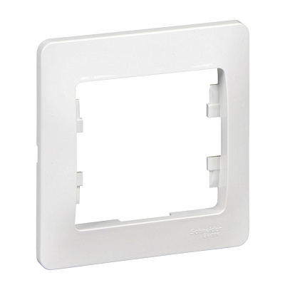 Рамка на 1 пост белая SE Duet WDE000101