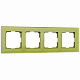 Рамка на 4 поста Werkel Favorit WL01-Frame-04 фисташковый a036590
