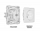 Комплект механизма электрической розетки ALFA MA806010 Черный матовый с заземлением на винтовых зажимах 2P+E 16A-250V QUANT