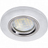 Встраиваемый светильник Ecola MR16 DL1650 GU5.3 Glass матовое/хром 25x95 FN1650EFF