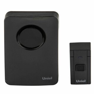 Звонок электронный 36 мелодий черный ТМ Uniel UDB-092W-R1T1-36S-BL UL-00006437