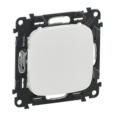 Заглушка с суппортомС лицевой панелью белая Legrand Valena Alure 755185