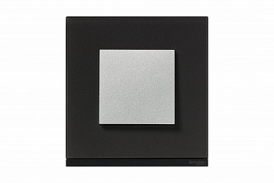 Рамка на 1 пост антрацит SE Unica Pure NU600286