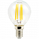 Лампа шар G45 6Вт Е14 4000К Ecola globe filament Premium N4PV60ELC (20 шт)