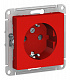 Розетка SE AtlasDesign красный ATN002045