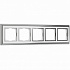 Рамка на 5 постов Werkel Palacio хром/белый WL17-Frame-05 a037696