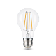 Лампа Gauss Filament А60 12W 1200lm 2700К Е27 LED 102902112 (5 шт)