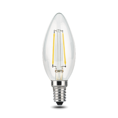 Лампа Gauss Filament Свеча 11W 810lm 2700К Е14 LED 103801111