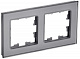 Рамка на 2 поста IEK Brite РУ-2-2-БрСе BR-M22-G-K03