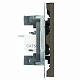 Розетка TV + компьютерная RJ-45 (механизм), STEKKER Эмили, RST00-5106-09, антрацит, soft touch
