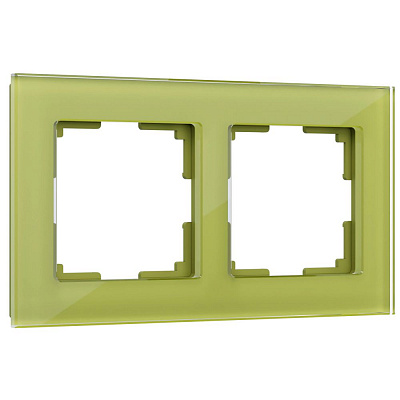 Рамка на 2 поста Werkel Favorit WL01-Frame-02 фисташковый a036588
