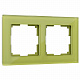 Рамка на 2 поста Werkel Favorit WL01-Frame-02 фисташковый a036588