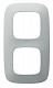 Рамка на 2 поста универсальная алюминий Legrand Valena Alure 754392