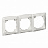 Рамка на 3 поста белая SE Duet WDE000103