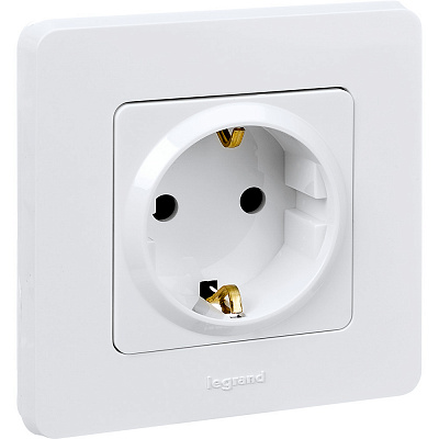 Рамка для розетки на 1 пост белый Legrand Inspiria 673930