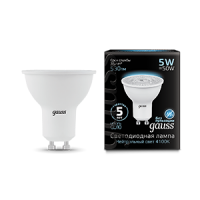 Лампа Gauss MR16 5W 530lm 4100K GU10 LED 101506205 (20 шт)