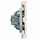 Розетка HDMI 2.0 Type A (механизм), STEKKER Эмили, RST00-5118-08, кашемир, soft touch