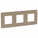 Рамка на 3 поста песочный SE Unica Studio NU280626