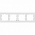 Рамка на 4 поста белая Legrand Valena Classic 774464