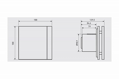 Вентилятор Soler&Palau SILENT-100 CZ CHAMPAGNE DESIGN-4C RE 03-0103-135