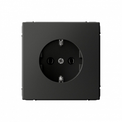 Розетка с заземлением механизм ArtGallery 16А Schneider Electric GAL001443 базальт