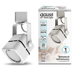 Светильник трековый однофазный Gauss TR010