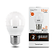 Лампа Gauss Elementary Шар 10W 710lm 3000K Е27 LED 53210