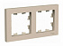 Рамка для розетки на 2 поста SE AtlasDesign посочная ATN001202