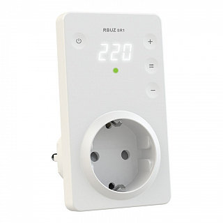 Реле напряжения в розетку RBUZ SR1 16А 3000ВА