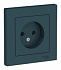 Розетка SE AtlasDesign изумруд ATN000840
