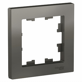 Рамка для розетки на 1 пост сталь SE AtlasDesign ATN000901