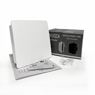 Накладной вентилятор укороч c панелью Seicoi Floxy Design 100 SMAZ04-01 White