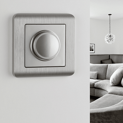 Рамка на 1 пост Werkel Stream W0012106 серебряная a051283