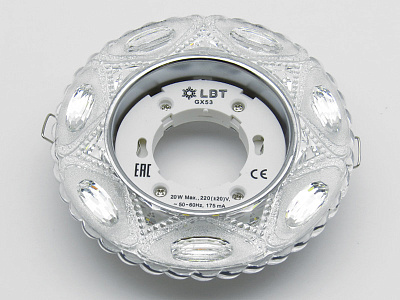 Встраиваемый светильник с подсветкой LBT KG5338L-1