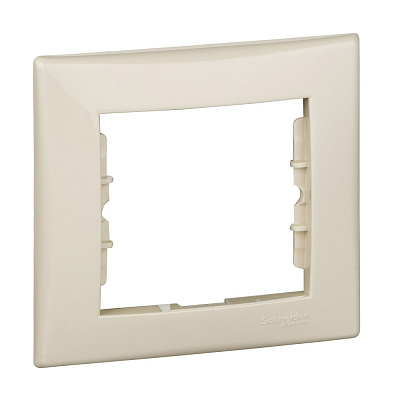 Рамка на 1 пост бежевая SE Sedna SDN5800147