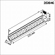 Трековый светильник Novotech Vector IP20 LED 3000К4000К6000К 10W 90-240V 359946 PORT NT25 214 черный