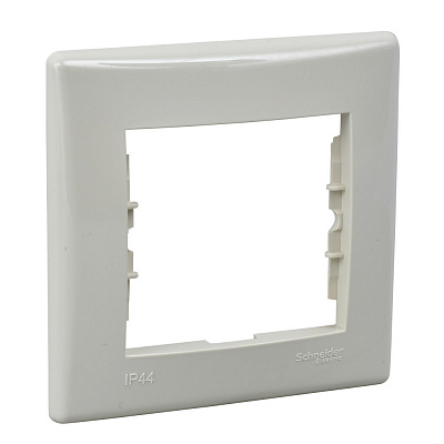 Рамка на 1 пост бежевая SE Sedna SDN5810147