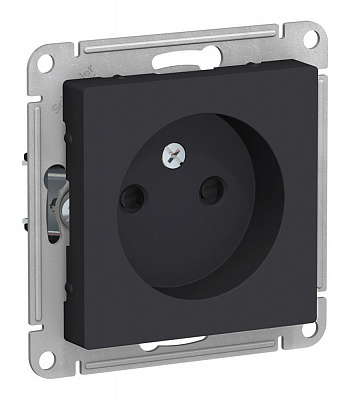 Розетка SE AtlasDesign карбон ATN001049